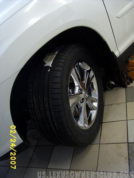 RX 400H Tires Front & Rear
