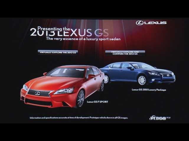 More information about "Video: 2013 Lexus GS 350 VR360 App - Overview"