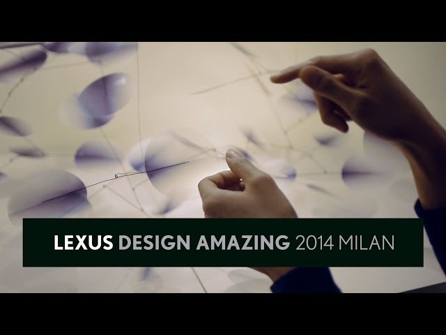 More information about "Video: LEXUS DESIGN AMAZING 2014 - 'Interconnection' by Nao Tamura"