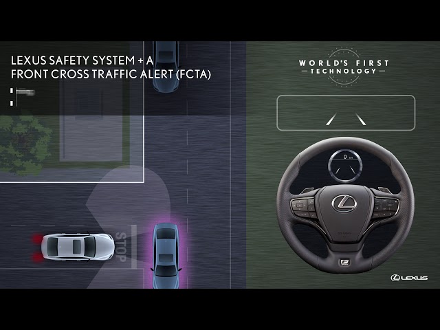 More information about "Video: Front Cross Traffic Alert - Lexus Safety System+ A"