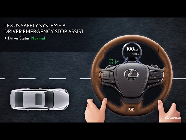 More information about "Video: Driver Emergency Stop Assist - Lexus Safety System+ A"