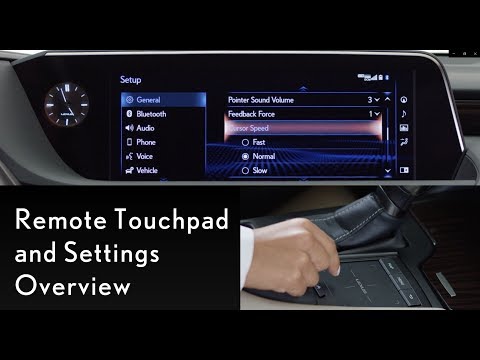 More information about "Video: How-To Use Remote Touchpad Overview in the 2019 ES | Lexus"