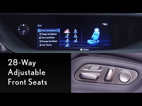 More information about "Video: How-To Adjust Front Seats in the 2019 LS | Lexus"