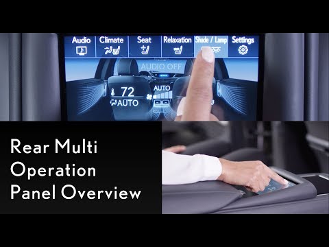 More information about "Video: How-To Use the Rear Multi-Operational Panel in the 2019 LS | Lexus"