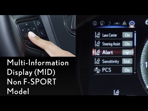 More information about "Video: How-To Use the Multi-Information Display Settings in the 2019 UX | Lexus"