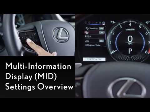 More information about "Video: How-To Use the Multi-Information Display Settings in the 2019 ES | Lexus"