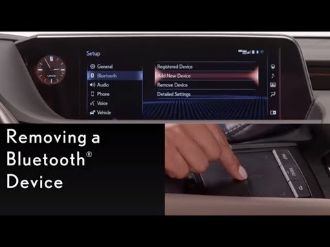 More information about "Video: How-To Remove a Bluetooth® Device | Lexus"