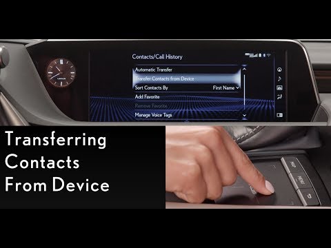 More information about "Video: How-To Transfer Contacts | Lexus"
