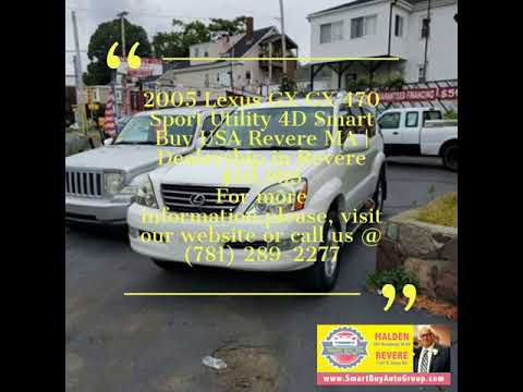 More information about "Video:2005 Lexus GX GX 470 Sport Utility 4D Smart Buy USA Revere MA | Dealership in Revere"
