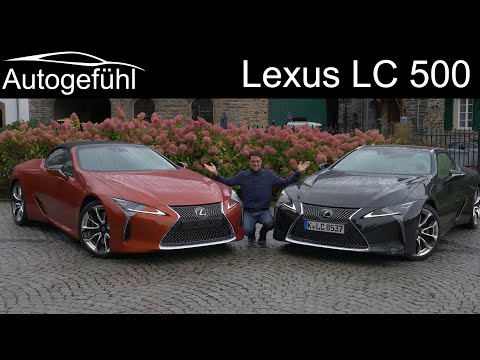 More information about "Video: Lexus LC 500 5.0 l V8 FULL REVIEW Coupé vs Cabriolet 2021 new Convertible driving - Autogefühl"