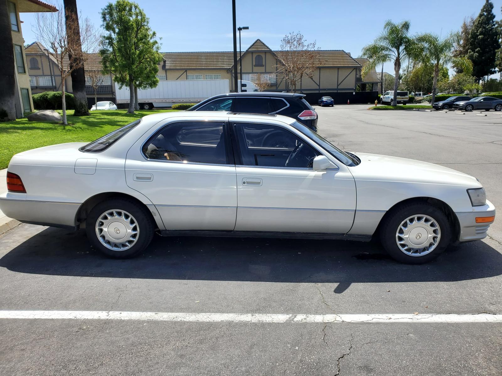 1990 Lexus LS400 w/ 256k miles washed.