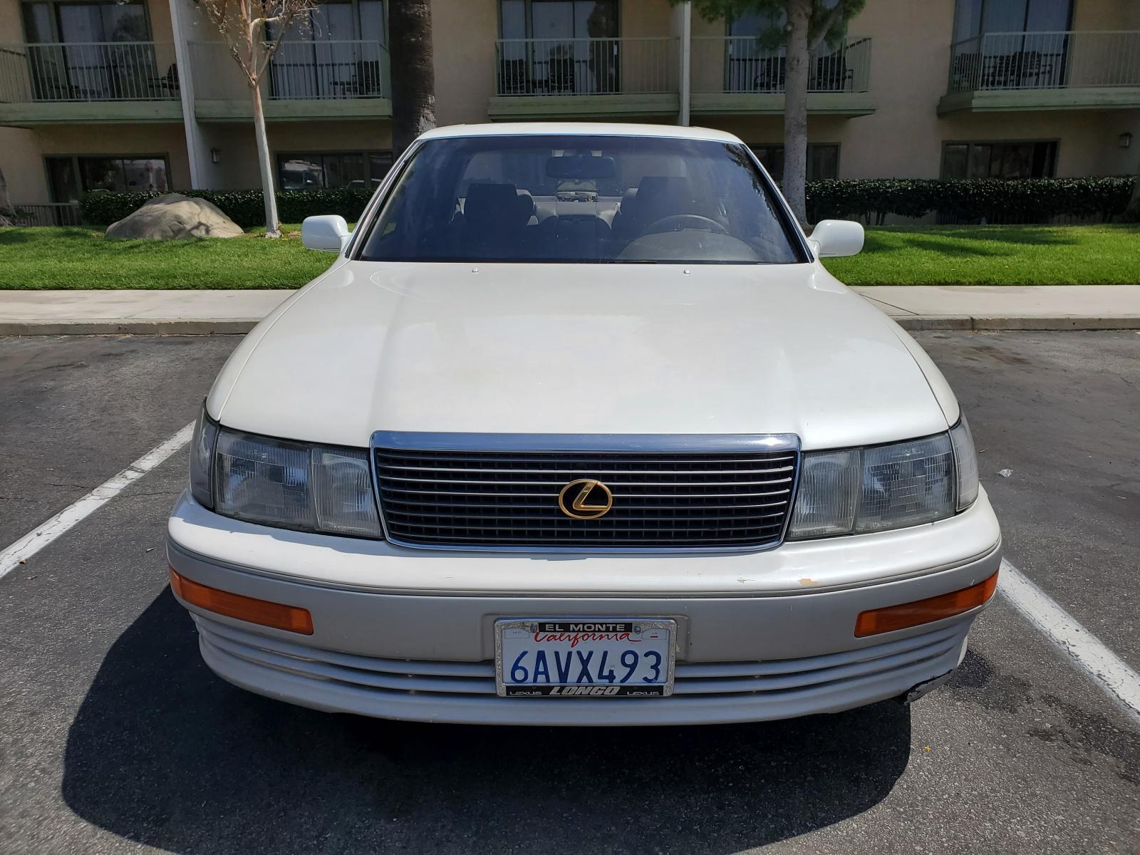 1990 Lexus LS400 w/ 256k miles washed.