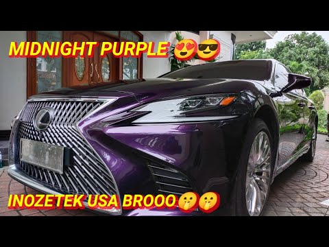 More information about "Video: WRAPPING STICKER LEXUS LS500 INOZETEK USA SUPER GLOSS METALLIC MIDNIGHT PURPLE"