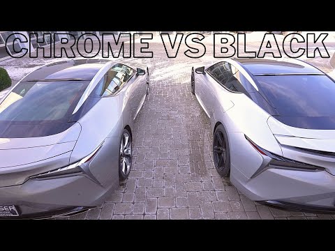 More information about "Video: Lexus LC500 Vinyl Wrap | Black Trim VS Chrome Trim"