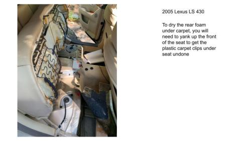 2005 Lexus LS 430 wet floor boards ac evap drain plugged (6).jpg